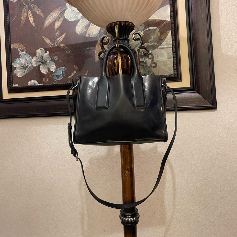 Zara clear Black Handbag